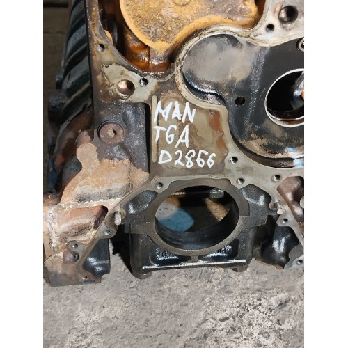 Блок цилиндров двигателя MAN TGA 439195 D2866 (634)-14