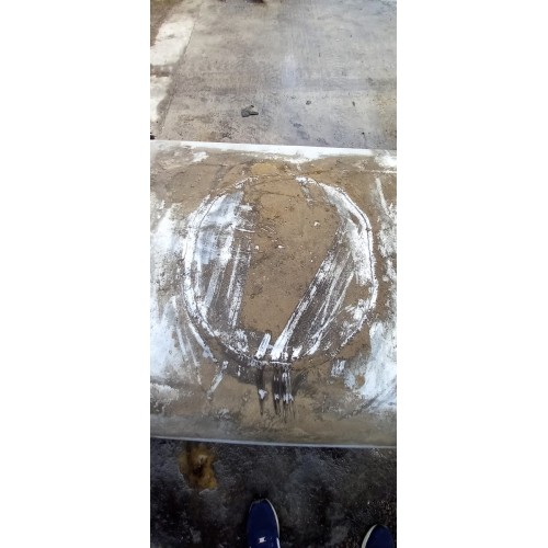 Бак топливный DAF 70х70х225 голый 1000л с дефектами (870), -6