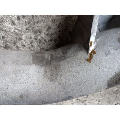 Патрубок интеркулера Renault DCI 420 126767 (923), 5010477366-2