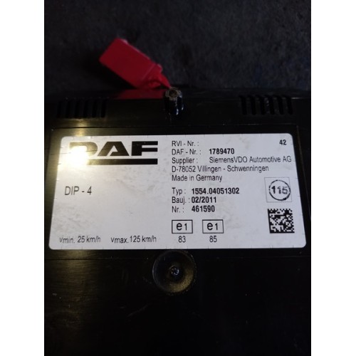 Панель приборов DAF 105 (507), 1789470-3