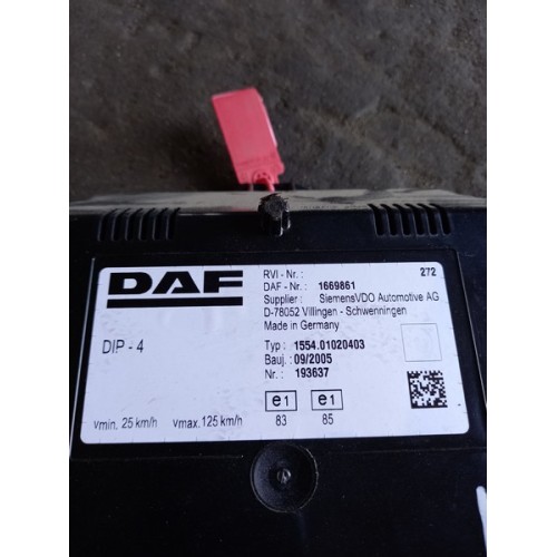 Панель приборов DAF 95 (500), 1669861-3