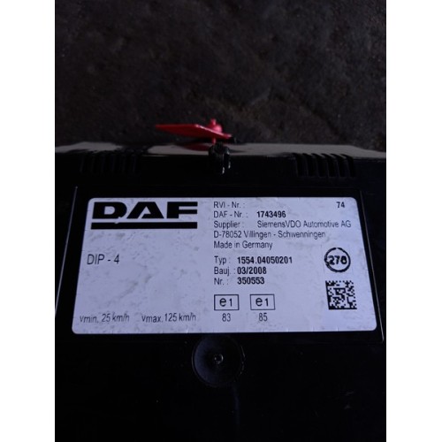 Панель приборов DAF 105 (496), 1743496-3
