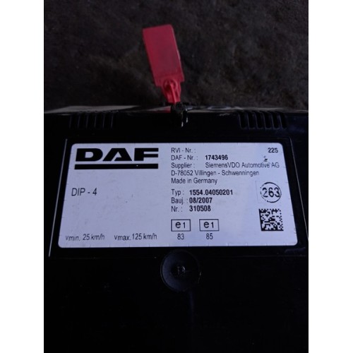 Панель приборов DAF 105 (486), 1743496-1