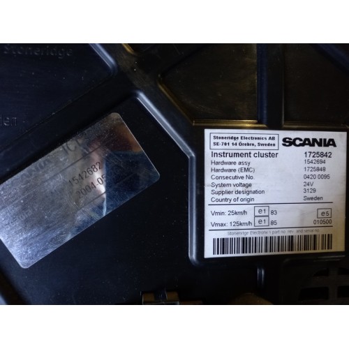 Панель приборов Scania 5 (375), 1725842-2
