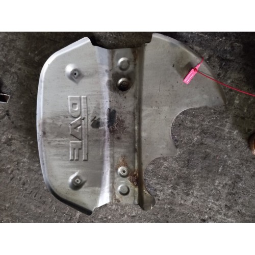 Накладка на глушитель DAF декоративная задняя (073) , -2