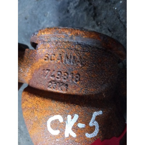 Заслонка горного тормоза Scania R440 2012г XPI 294144 пневмоцилиндр в сборе (580)(573) , 1749818-4