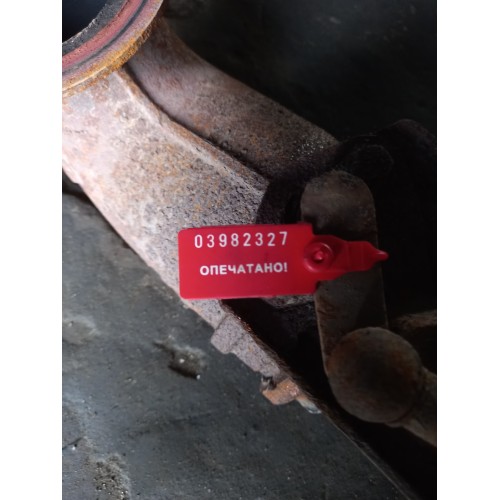 Заслонка горного тормоза DAF 105 460 896380 с пневмоцилиндром (327), 1741589-1