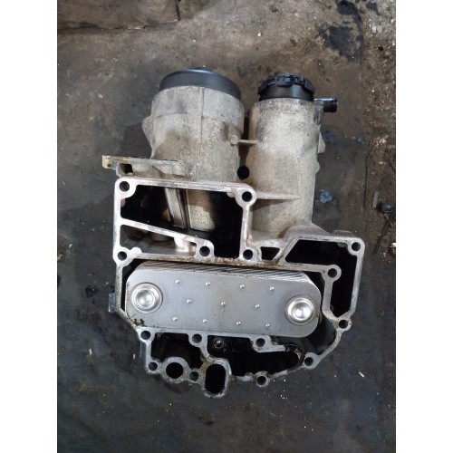 Корпус масляного фильтра MAN TGA TGS TGX D2066 (в сборе с датчиком и радиатором) (196), 51050007040-2