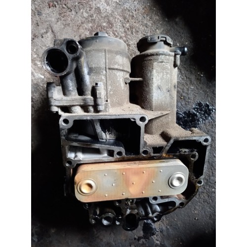 Корпус масляного фильтра MAN TGA TGS TGX D2066 (в сборе с датчиком и радиатором) (202), 51050007040-2