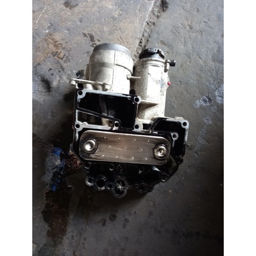 Корпус масляного фильтра MAN TGA 350ЛС 460698 D2066 (в сборе с теплообмеником и датчиком) (198), 51050007040-2