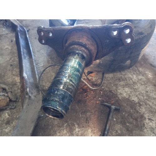 Корпус заднего моста (чулок) Scania R420 040019 2008г (420) R780 под диск, -4