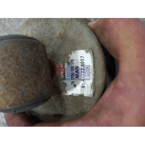 Подушка под кабину MAN TGA 490369 задняя (054), 81417226057-2