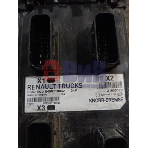 Блок EBS 7 ECU Renault T460 001057 (924), 21933120-2