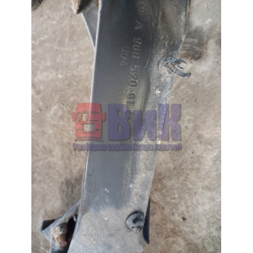 Кронштейн корпуса воздушного фильтра Mercedes Actros MP4 766412 в сборе (323), 9605283640-2