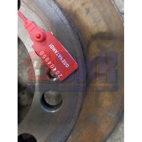 Диск тормозной Mercedes Actros MP4 766412 передний (950), -1