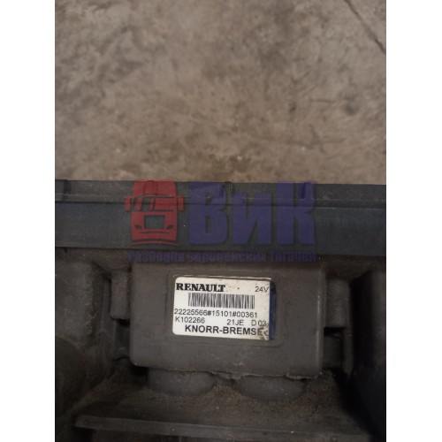 Модулятор EBS 2-канальный Renault T430 007618  (373), 22225566-2