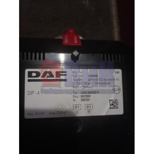 Панель приборов DAF 105 (335), 1743496-4
