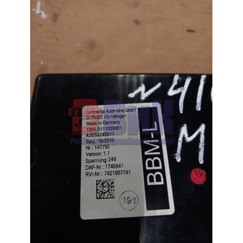 Блок BBM-L (Комфорта) DAF 105 889715 (708) , 1740941-1