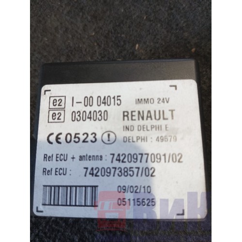 Блок иммобилайзера Renautl Pr 024366 (676), 7420977091-2