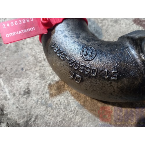 Патрубок корпуса помпы MAN TGS D2066 596960 алюм. (963), 51063023281-2