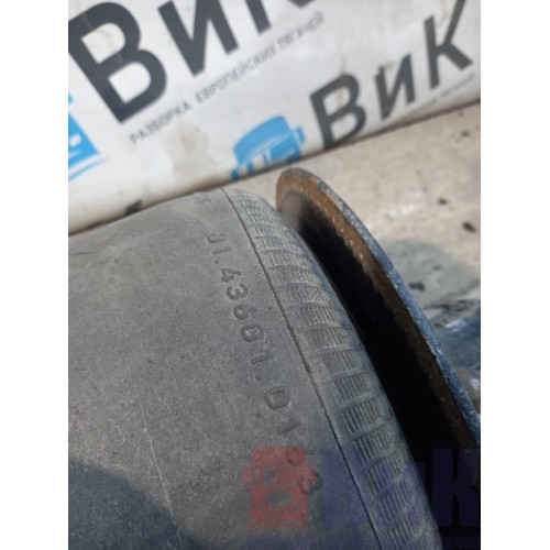 Пневмоподушка переднего моста (пневмостойка) MAN TGX 061924 (604), 81436010163-1