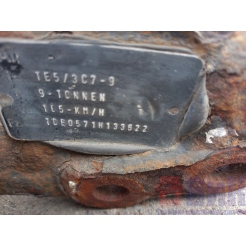 Ось полуприцепа Mercedes (голая) блок подш. (993), -1