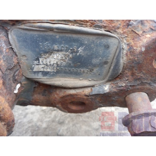 Ось полуприцепа Mercedes (голая) блок подш. (995), -2