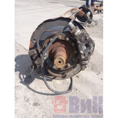 Балка передняя Volvo FH12 (конус подш./барабан.) в сборе с цапфами (974), -1