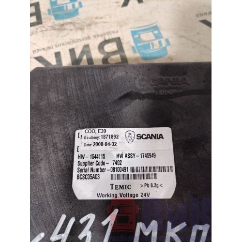 Блок координатор Scania Cr19 037773 (821), 1871892-1