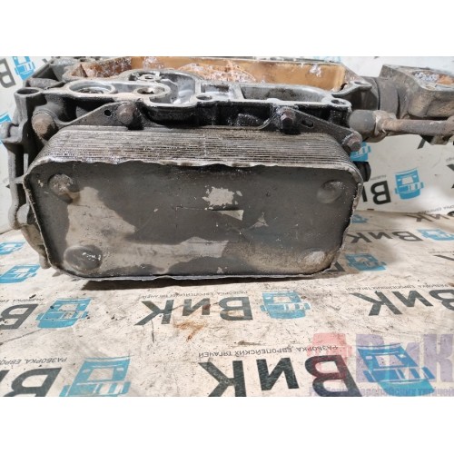 Корпус масляного фильтра Renault Midlum DXI-7 в сборе с датч.,подогревом и теплообмен. (366) , 21004224-6