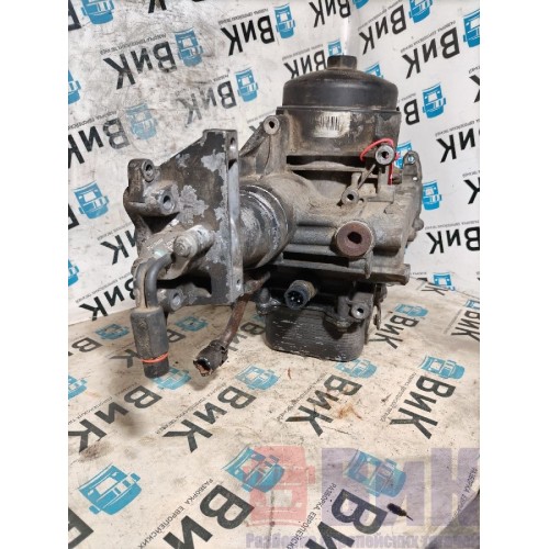 Корпус масляного фильтра Renault Midlum DXI-7 в сборе с датч.,подогревом и теплообмен. (366) , 21004224-1