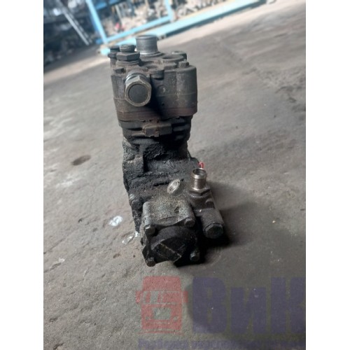 Компрессор воздушный MAN TGA D2066 TGS TGX (в сборе с насосом Гура) без штуцера (419), -1