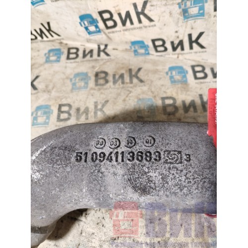 Патрубок впускного коллектора MAN D2066 LF40 502729 (333), 51094113683-2