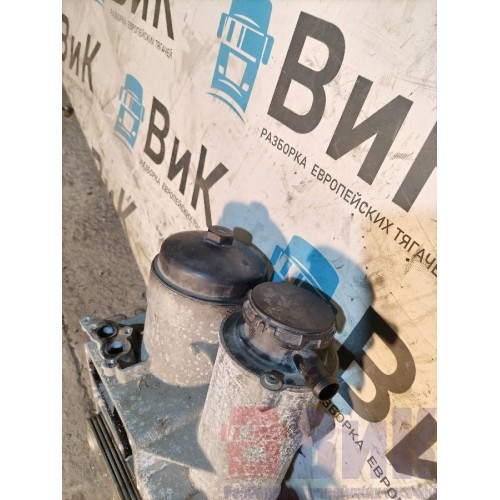 Корпус масляного фильтра MAN D2066 LF40 502729 в сборе с датчиком и топлообменником (376), 51050053001-1