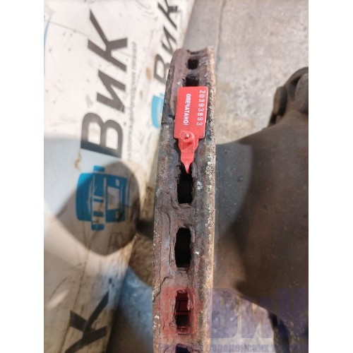 Ступица передняя DAF 106 066636 диск.торм./блок.подш. Диск с выработкой  (893), -5