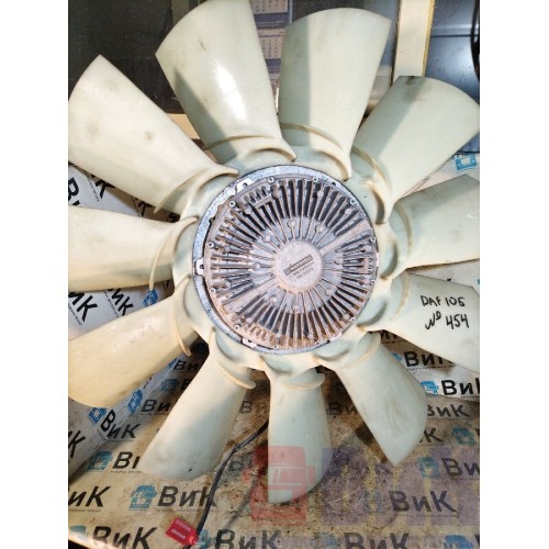 Вискомуфта (термомуфта) DAF 105 976058 в сборе с крыльчаткой MARSHALL (585), 