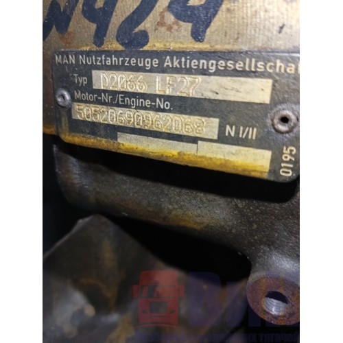Блок цилиндров двигателя MAN D2066 LF27 962068 без заглушки с деф. (624), 51011006212-7