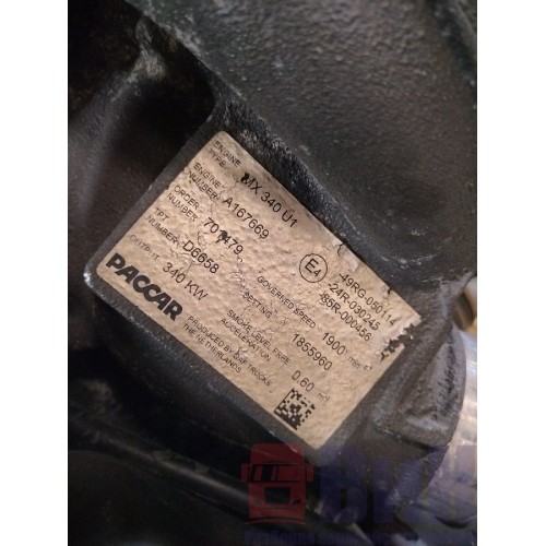 Двигатель в сборе DAF 105 011299 2013г. (без стартера и вискомуфты) MX340U1 (735), 1855960-8