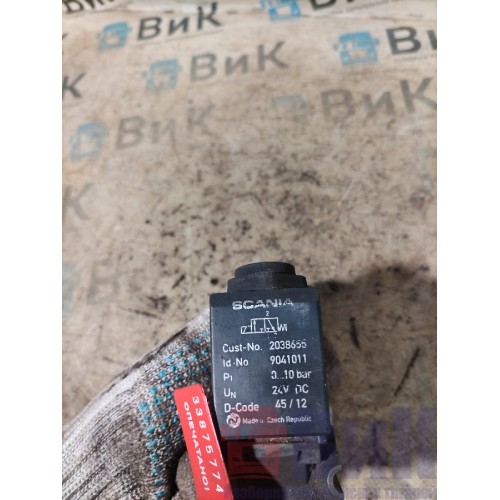 Клапан электромагнитный (соленоид) Scania G400 313216 (774), 2038655-1