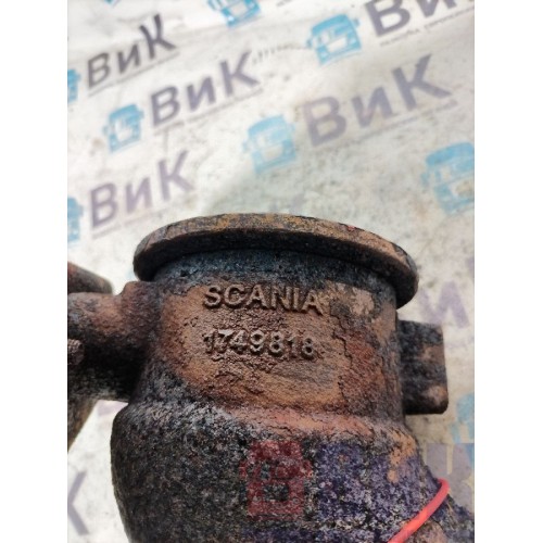 Заслонка горного тормоза Scania R6 XPI DC13 156776 в сборе (823), 1749818-4
