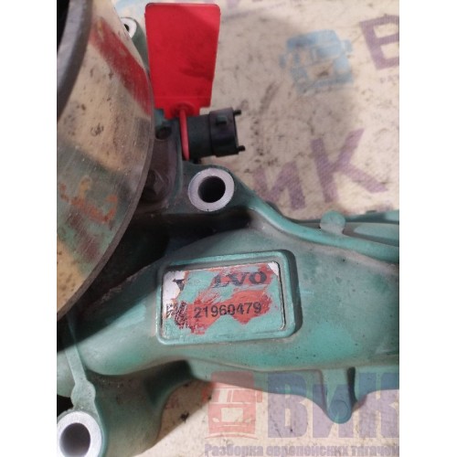 Насос водяной (помпа) Volvo FH 4 D13K 785702 с обгонной муфтой (313), 21960479-1