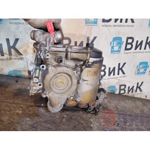 Корпус масляного фильтра-помпы Mercedes Actros MP4 717724 OM471 LA  с датчиком (643), 4721801517-2