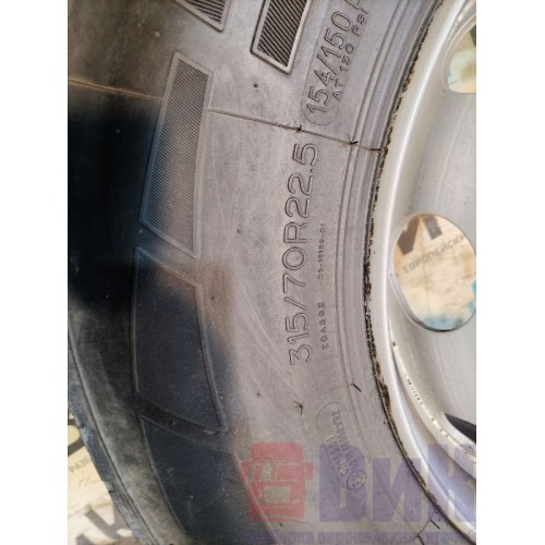 Колесо в сборе 315/70 R 22,5 Mercedes Actros MP4 717724 OM471 LA BFGoodRich 2022г (681), -4