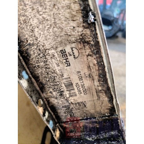 Интеркулер MAN TGA 458073 ш.к. (148), 8106130020-5