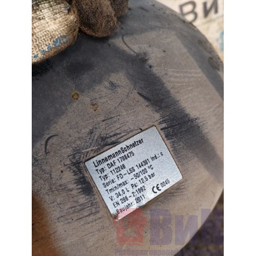 Ресивер двойной 20/34л DAF 85 CF 935508 вареный (104), 1788475-2