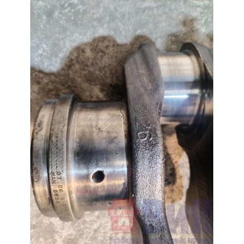 Коленчатый вал (коленвал) MAN D2066 TGA LF 01 458073 под полировку (840), -4