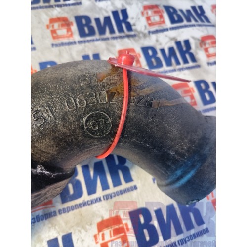 Патрубок корпуса помпы MAN TGA  D2066 LF 01 458073 (алюм.) с деф. (816), 51063023281-2