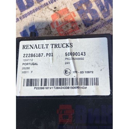 Блок управления замком двери Renault T 002550 (219), 22286187-4