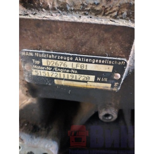 Блок цилиндров двигателя MAN D2676 LF01 191720 (948), 51011013385-2