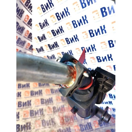 Кран отопителя DAF 95 505586 с трубкой (728), -2